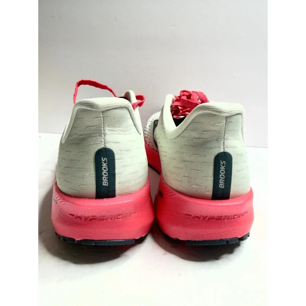 Brooks Hyperion Tempo Running Shoes Womens Sz 9.5 Gray Coral 1203281B110
